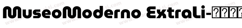 MuseoModerno ExtraLi字体转换